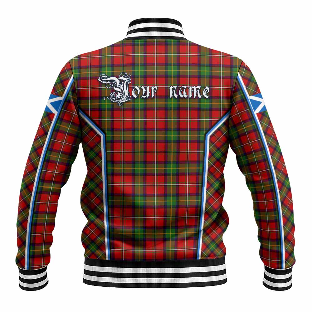 Boyd Tartan Crest Baseball Jacket Scotland Coat of Arm Flag Style - Tartan Vibes Clothing