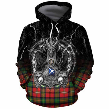Boyd Tartan Crest Cotton Hoodie Celtic Odin's Raven Legacy