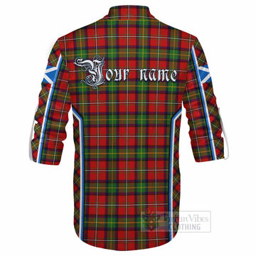 Boyd Tartan Crest Ghillie Kilt Shirt Scotland Coat of Arm Flag Style