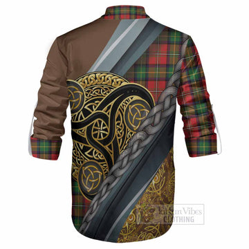 Boyd Tartan Crest Ghillie Shirt Scottish Triskele Celtic