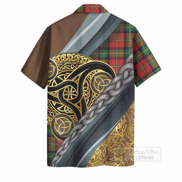 Boyd Tartan Crest Hawaiian Shirt Scottish Triskele Celtic
