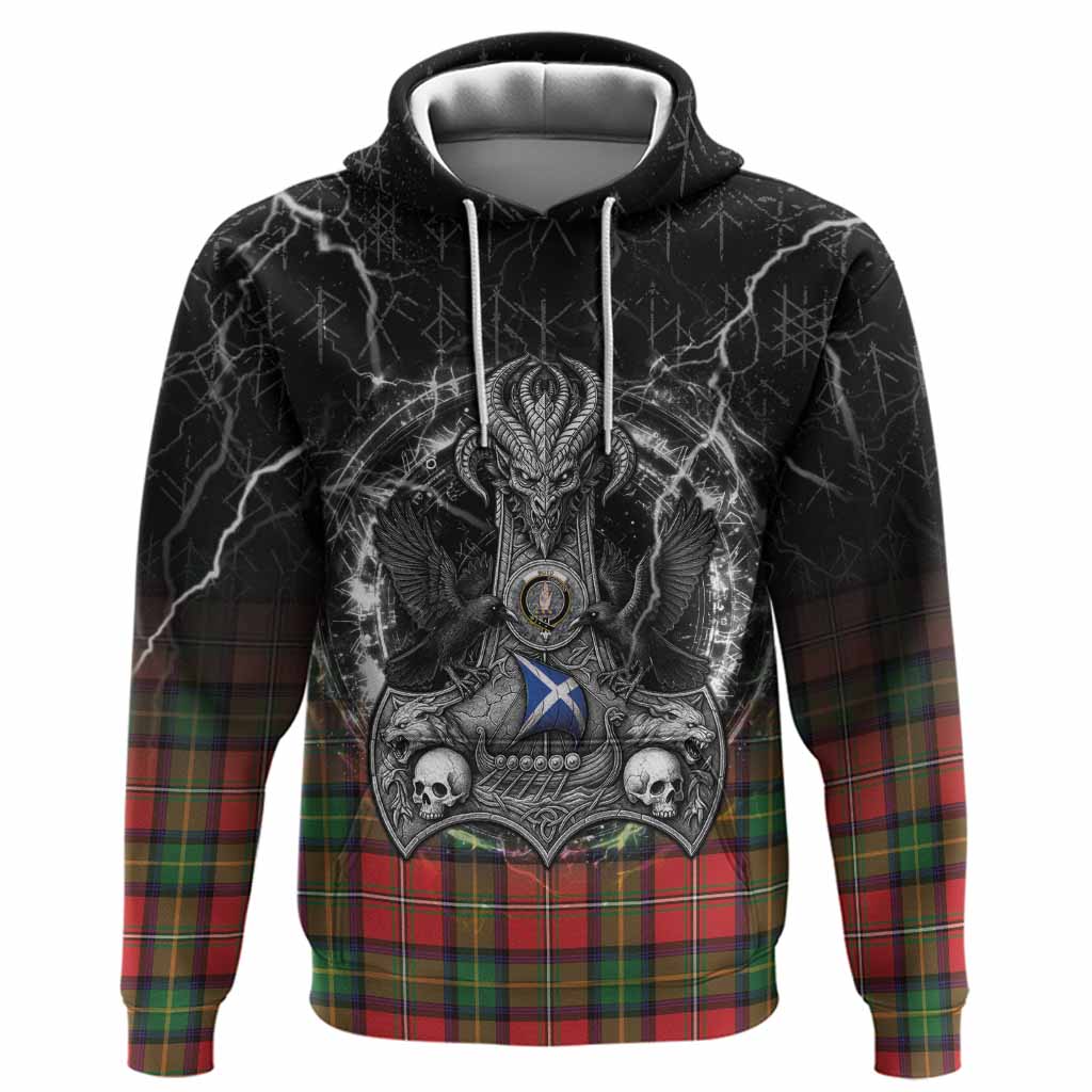 Boyd Tartan Crest Hoodie Celtic Odin's Raven Legacy