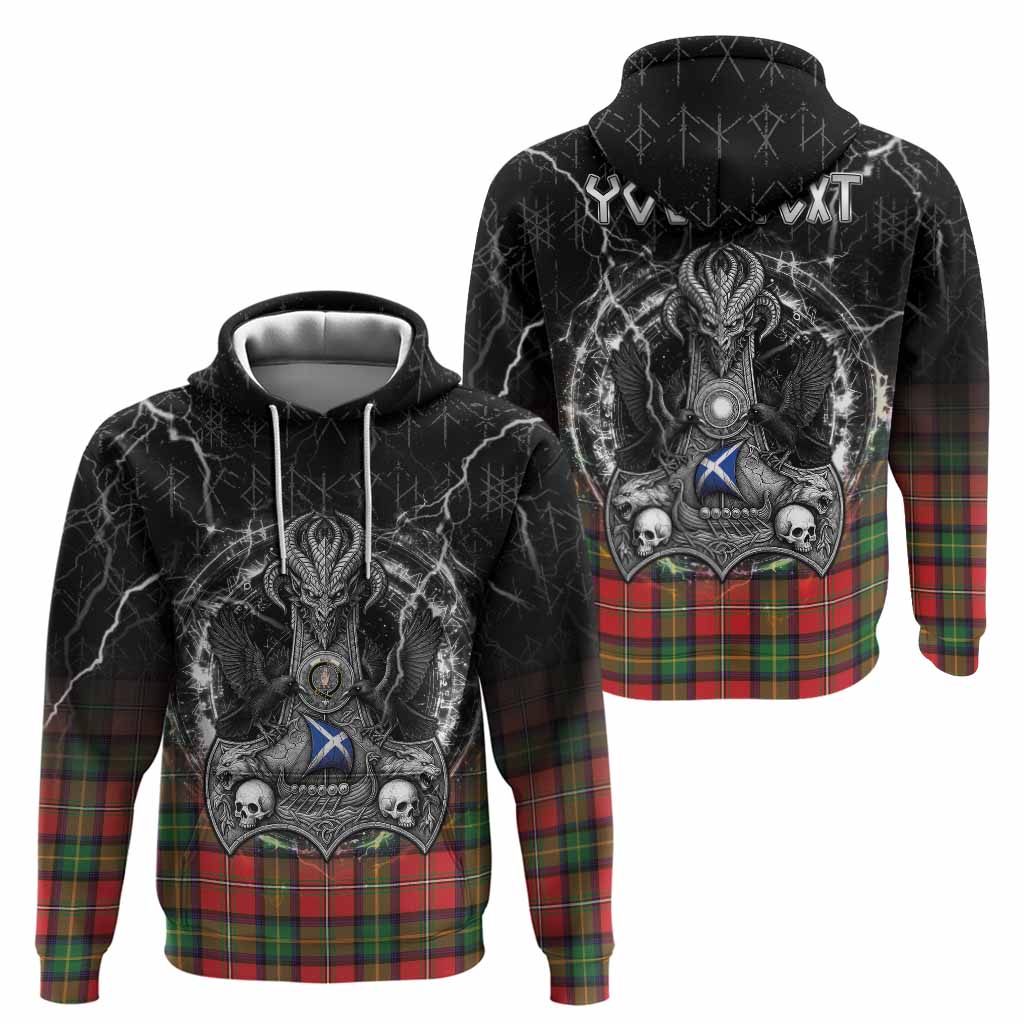 Boyd Tartan Crest Hoodie Celtic Odin's Raven Legacy