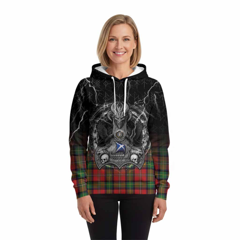 Boyd Tartan Crest Hoodie Celtic Odin's Raven Legacy