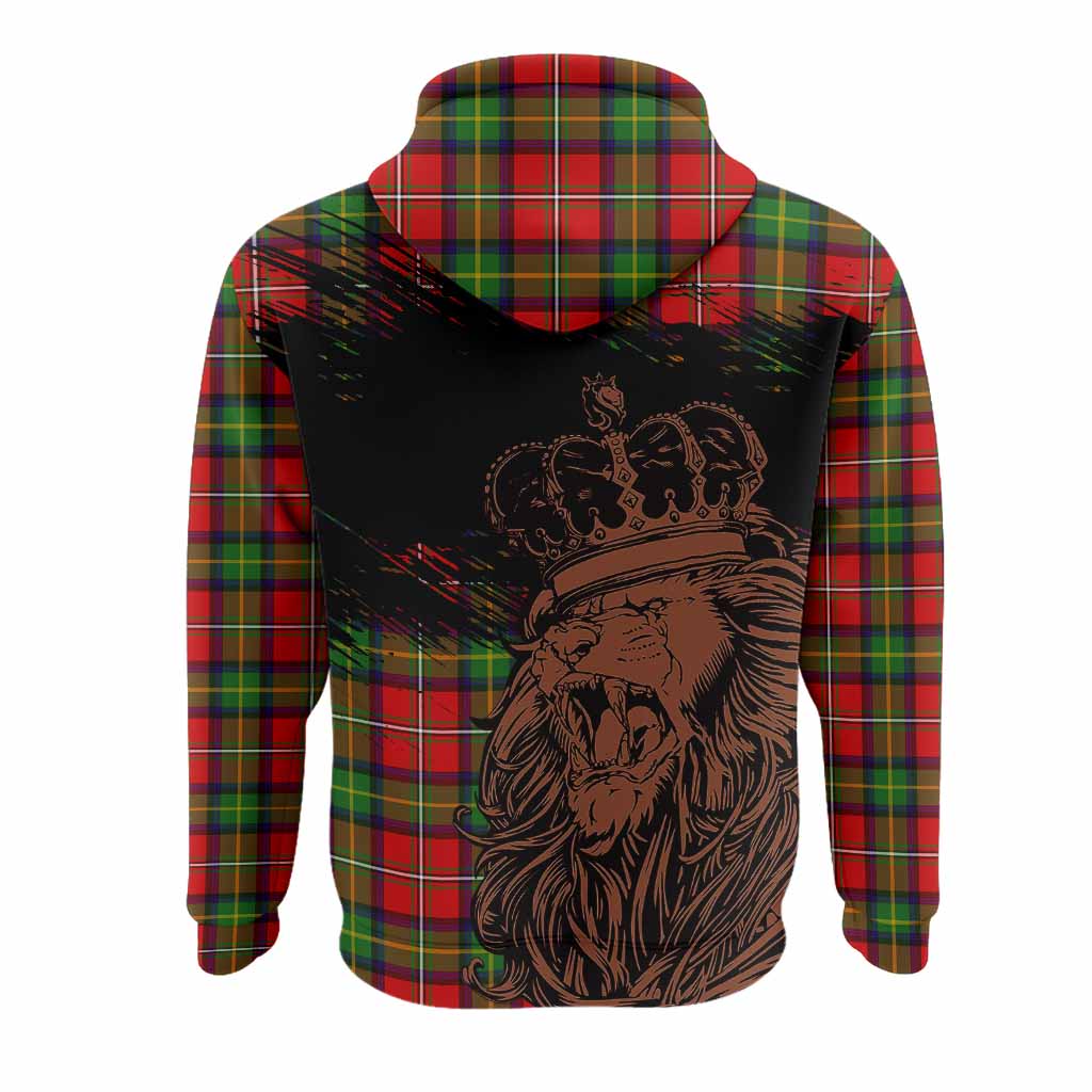 Boyd Tartan Crest Hoodie Crowned Lion Heritage Style