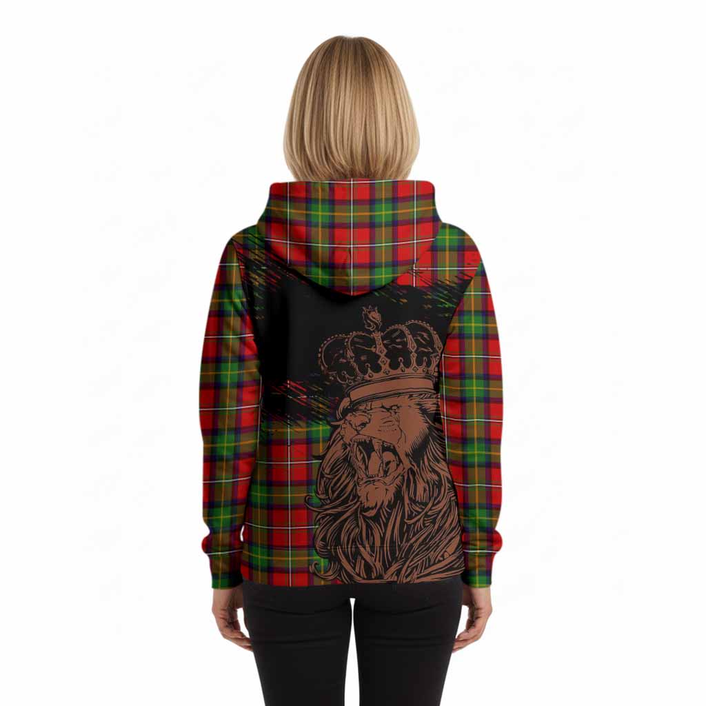 Boyd Tartan Crest Hoodie Crowned Lion Heritage Style