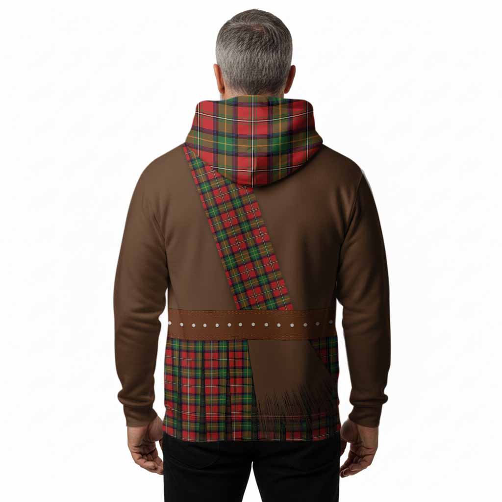Boyd Tartan Crest Hoodie Kilt Costume Style