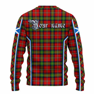 Boyd Tartan Crest Knitted Sweater Scotland Coat of Arm Flag Style - Tartan Vibes Clothing