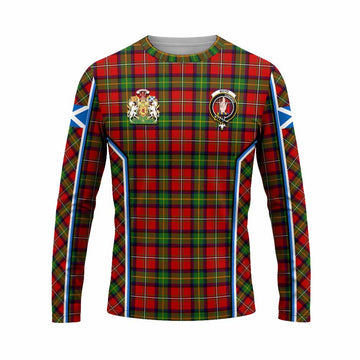 Boyd Tartan Crest Long Sleeve T-Shirt Scotland Coat of Arm Flag Style - Tartan Vibes Clothing