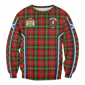 Boyd Tartan Crest Sweatshirt Scotland Coat of Arm Flag Style - Tartan Vibes Clothing