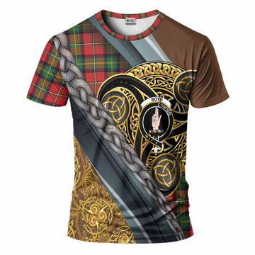 Boyd Tartan Crest T-Shirt Scottish Triskele Celtic