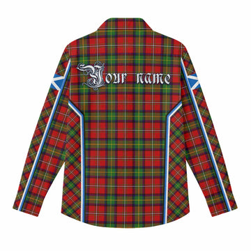 Boyd Tartan Crest Women Casual Shirt Scotland Coat of Arm Flag Style - Tartan Vibes Clothing