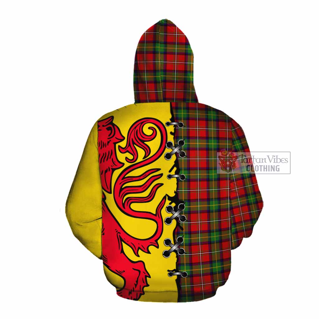 Boyd Tartan Family Crest Cotton Hoodie Lion Rampant Honor - Tartan Vibes Clothing