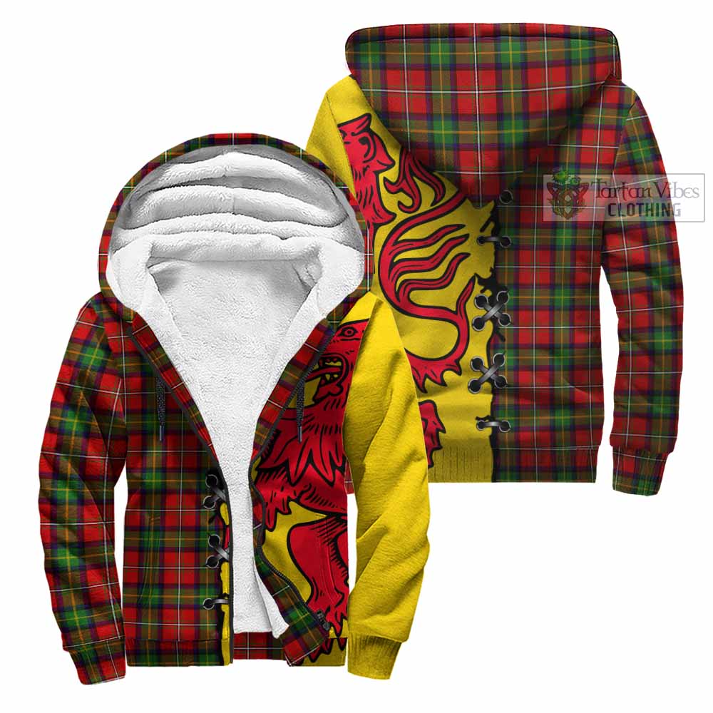 Boyd Tartan Family Crest Sherpa Hoodie Lion Rampant Honor - Tartan Vibes Clothing