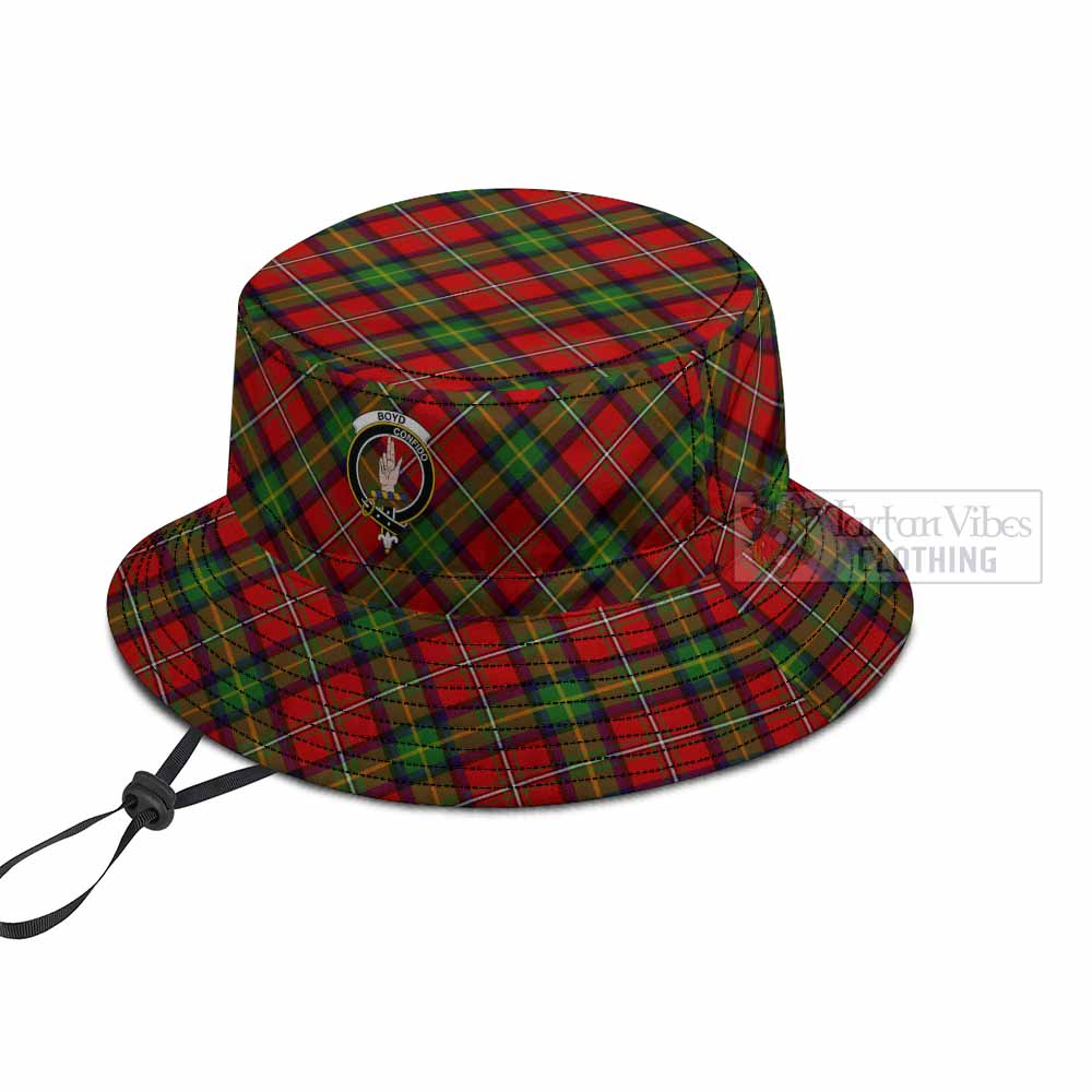 Boyd Tartan Fishing Hat with Family Crest