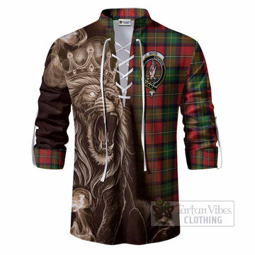 Boyd Tartan Ghillie Shirt Roaring Lion Heritage