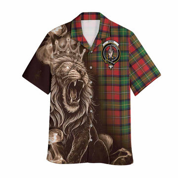 Boyd Tartan Hawaiian Shirt Roaring Lion Heritage