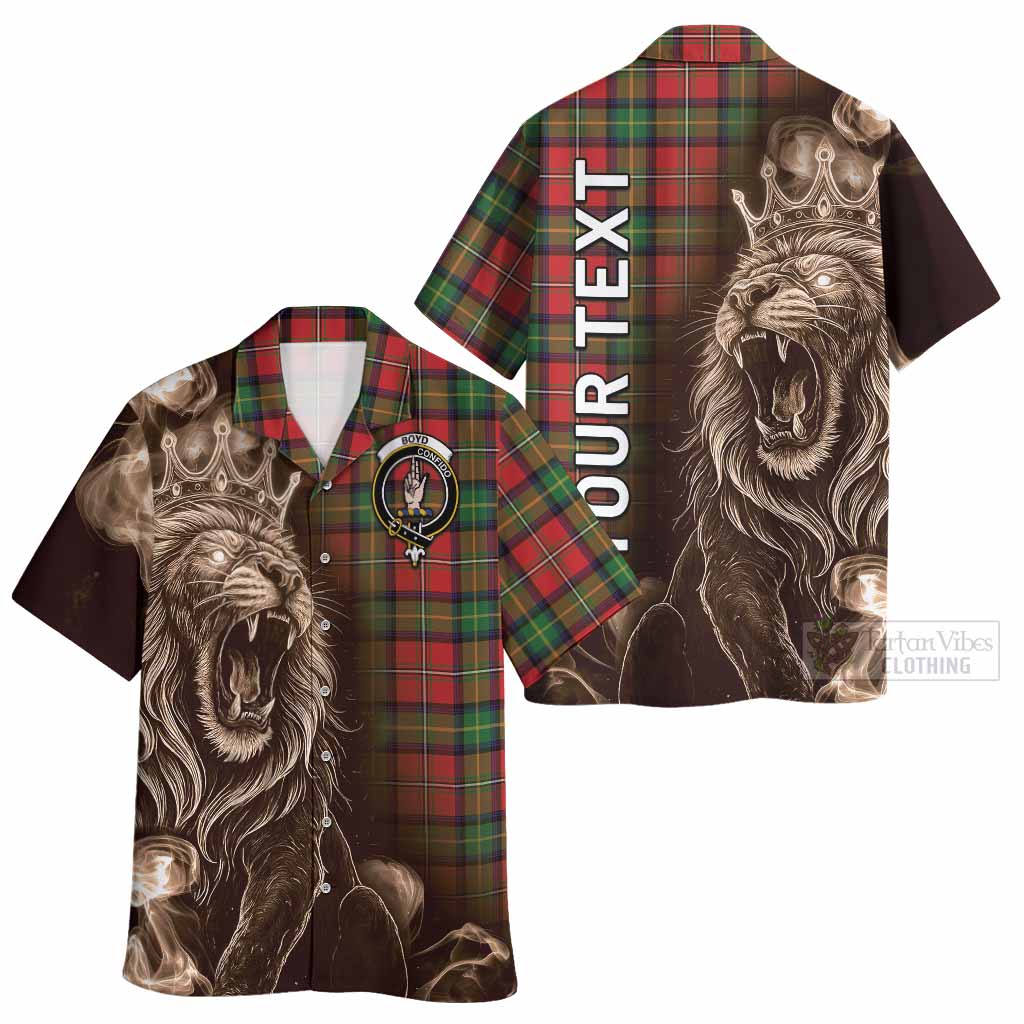 Boyd Tartan Hawaiian Shirt Roaring Lion Heritage