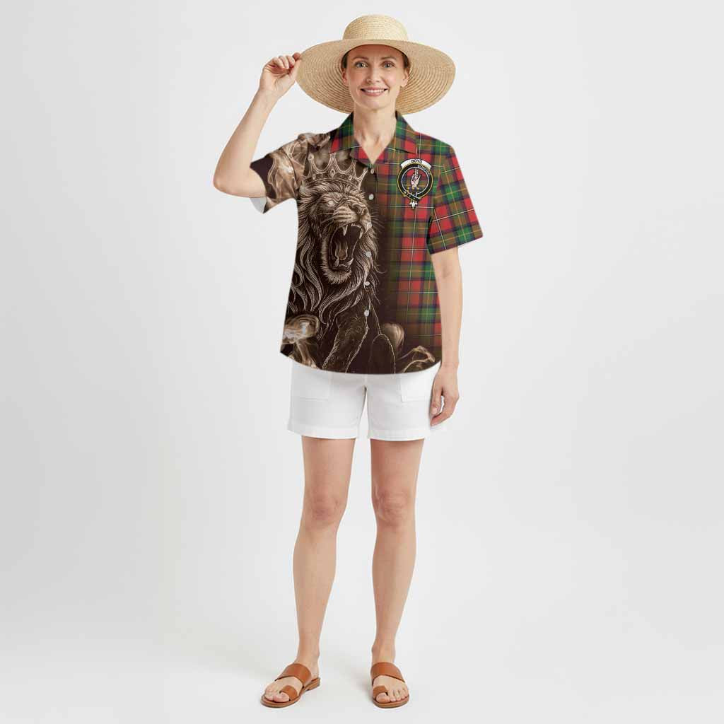 Boyd Tartan Hawaiian Shirt Roaring Lion Heritage