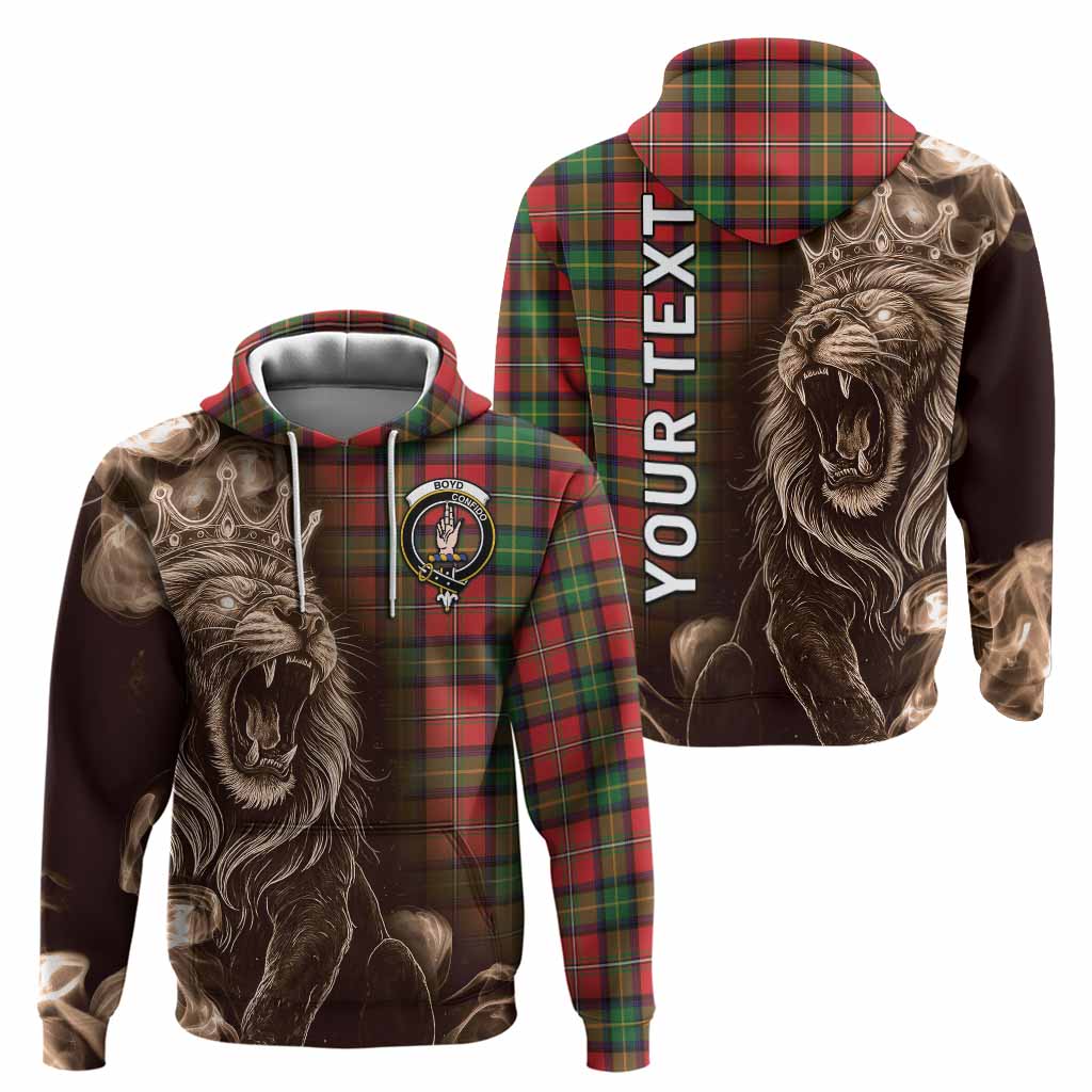 Boyd Tartan Hoodie Roaring Lion Heritage