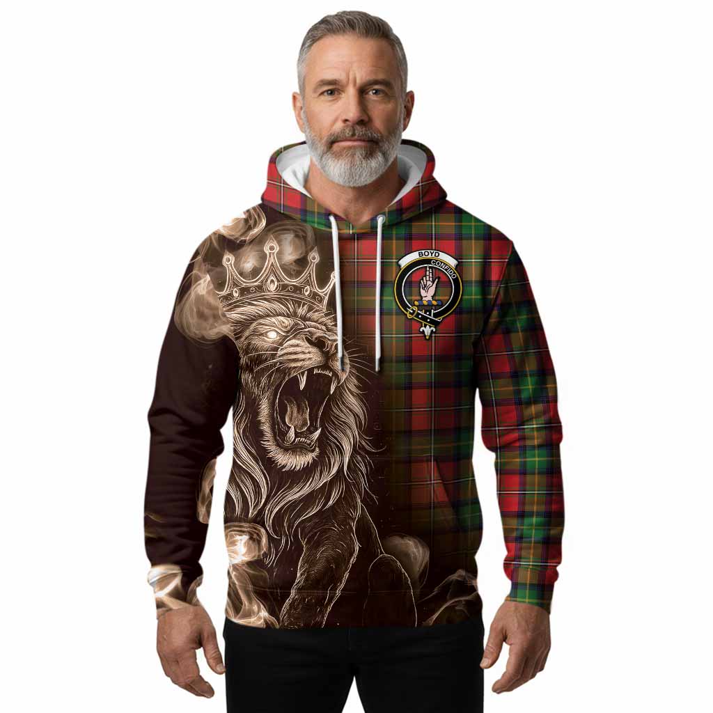 Boyd Tartan Hoodie Roaring Lion Heritage