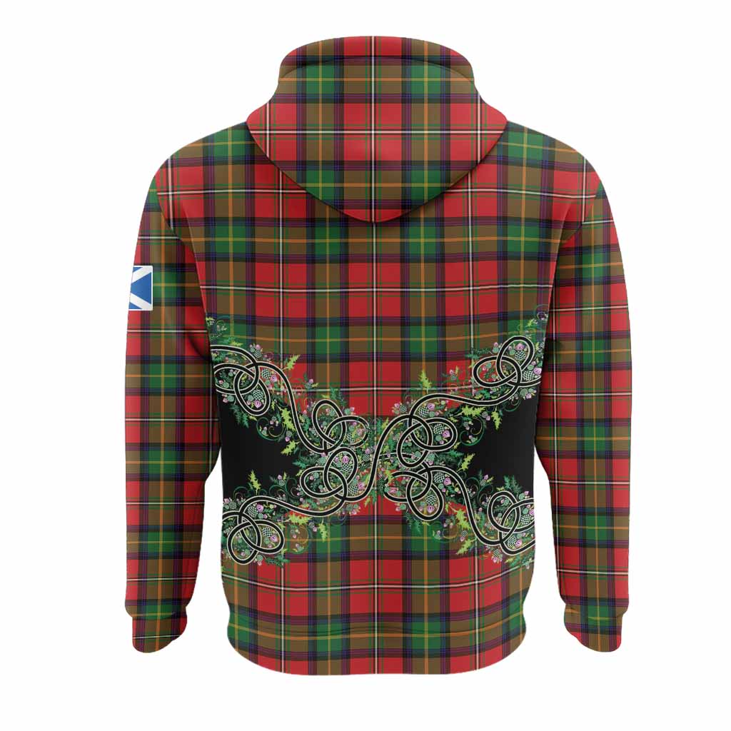Boyd Tartan Hoodie Thistle Scottish Spirit