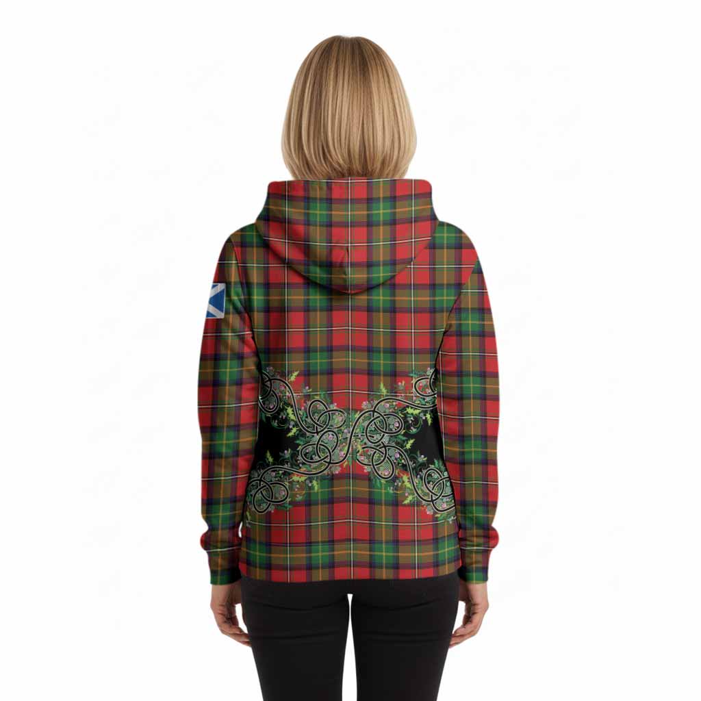 Boyd Tartan Hoodie Thistle Scottish Spirit