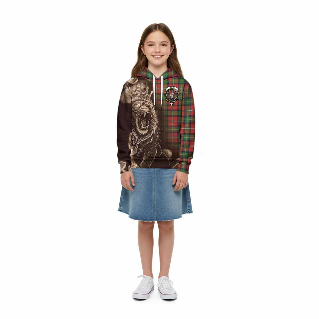 Boyd Tartan Kid Hoodie Roaring Lion Heritage