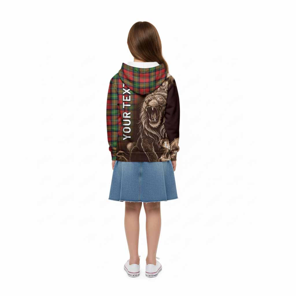 Boyd Tartan Kid Hoodie Roaring Lion Heritage
