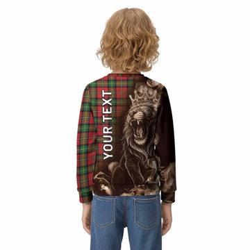 Boyd Tartan Kid Knitted Sweatshirt Roaring Lion Heritage
