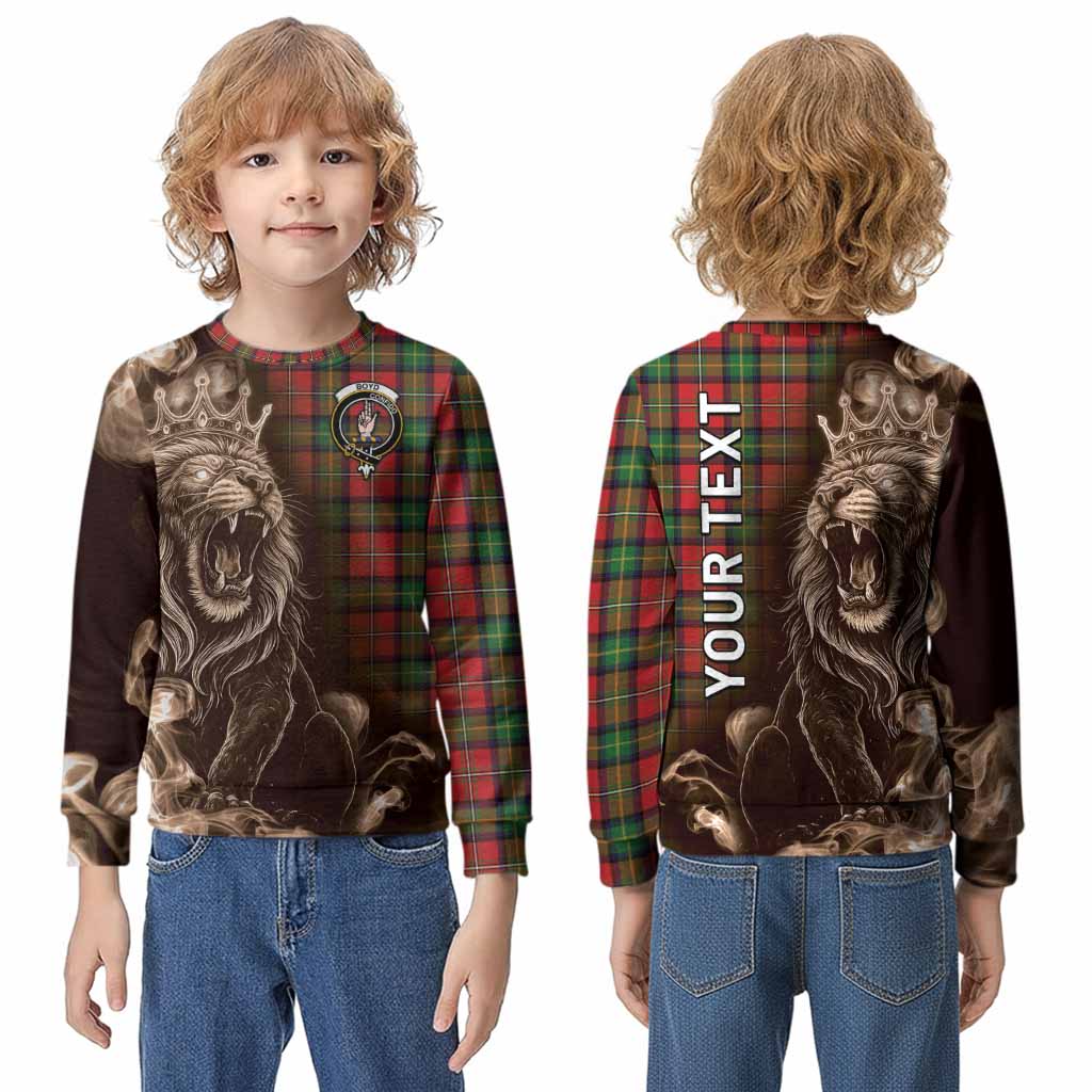 Boyd Tartan Kid Knitted Sweatshirt Roaring Lion Heritage