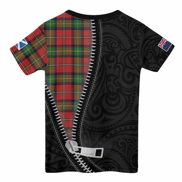 Boyd Tartan Kid T-shirt New Zealand Pattern Unique Zipper Stylized