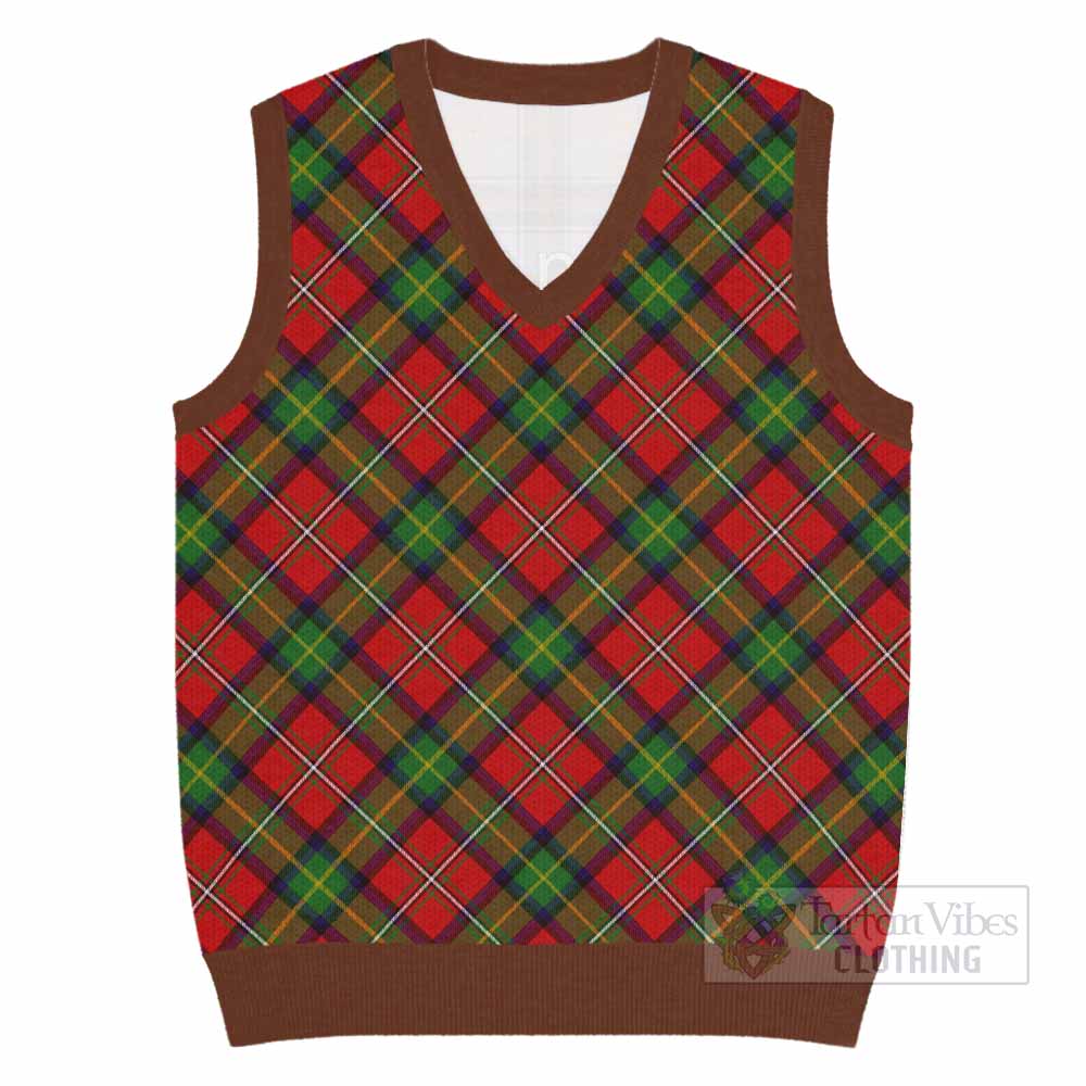 Boyd Tartan  Knitted V-Neck Vest Cross Style