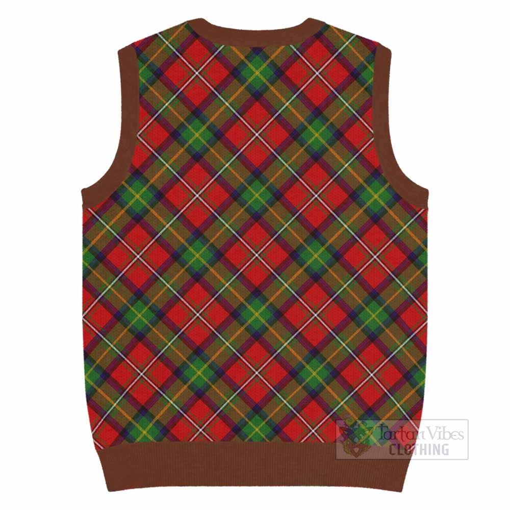 Boyd Tartan  Knitted V-Neck Vest Cross Style