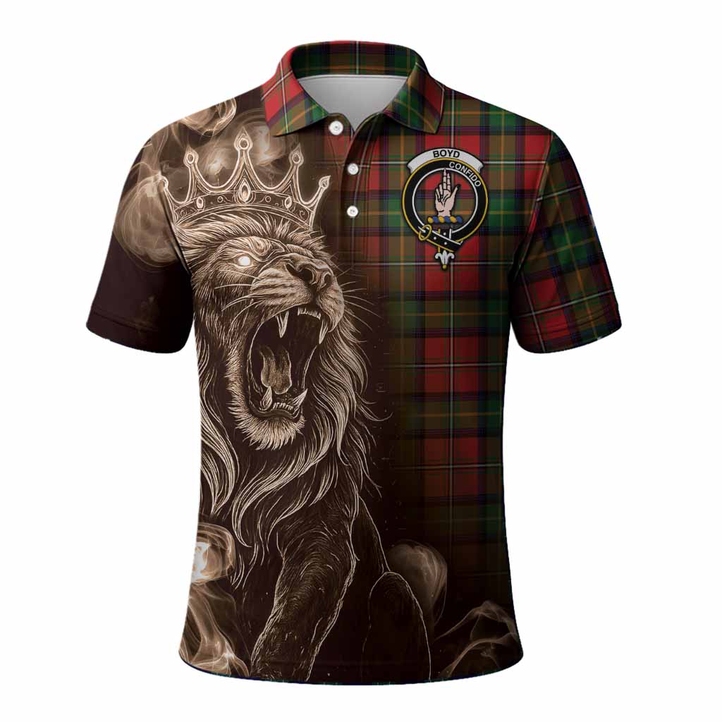 Boyd Tartan Polo Shirt Roaring Lion Heritage