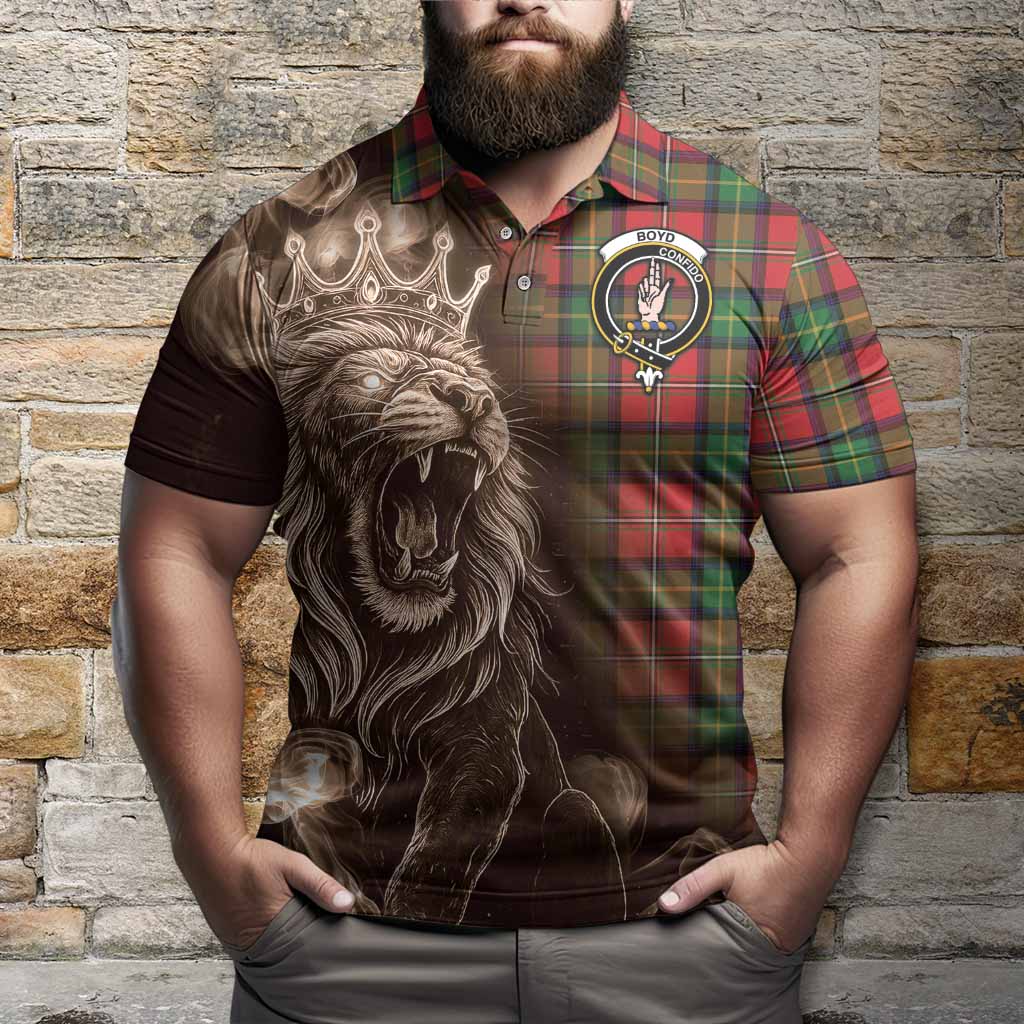 Boyd Tartan Polo Shirt Roaring Lion Heritage