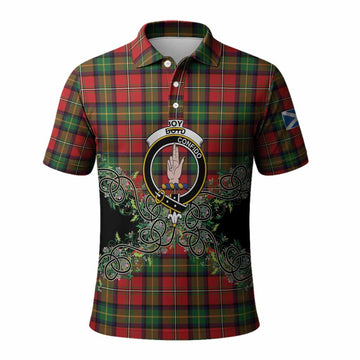 Boyd Tartan Polo Shirt Thistle Scottish Spirit