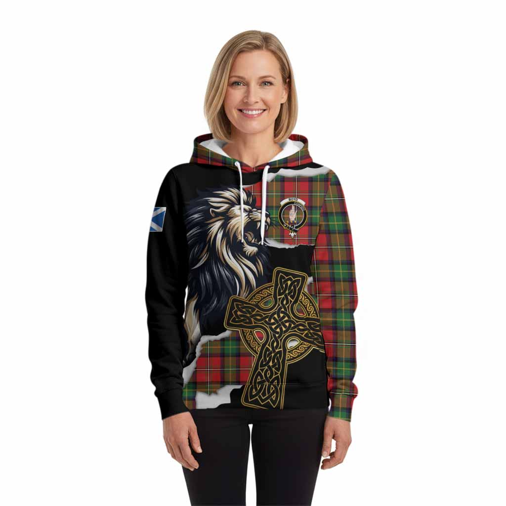 Boyd Tartan Scottish Hoodie Lion Celtic Heritage