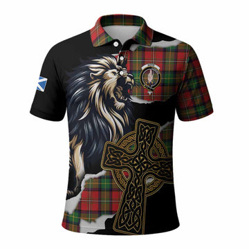 Boyd Tartan Scottish Polo Shirt Lion Celtic Heritage