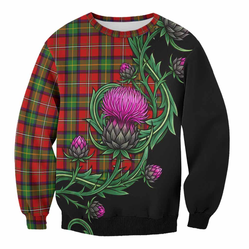 Boyd Tartan Sweatshirt Resilient Scottish Thistle Unisex - Tartan Vibes Clothing