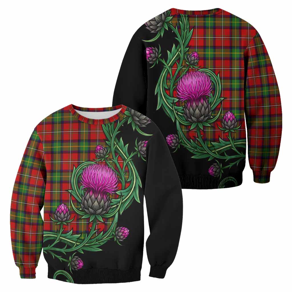 Boyd Tartan Sweatshirt Resilient Scottish Thistle - Tartan Vibes Clothing