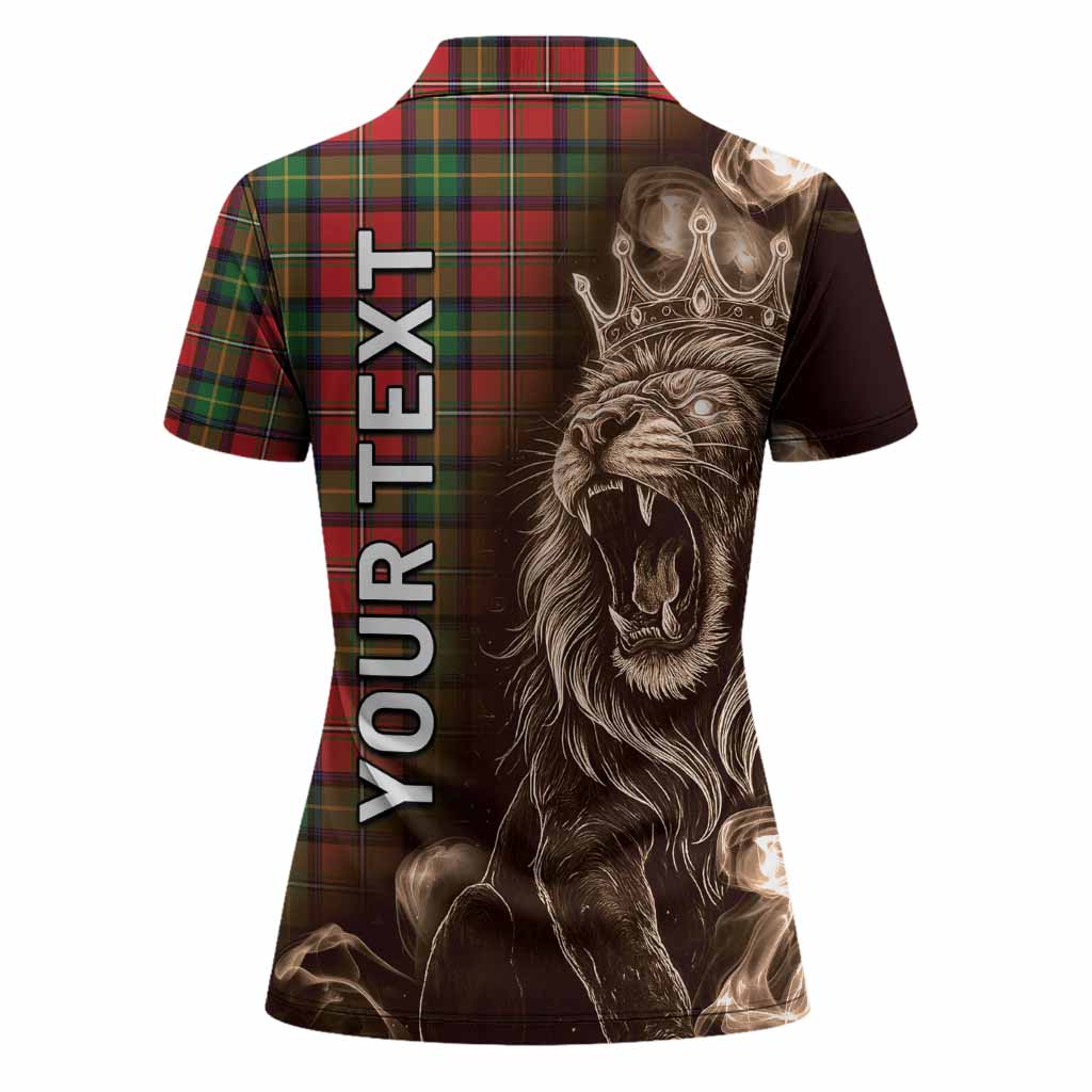 Boyd Tartan Women Polo Shirt Roaring Lion Heritage