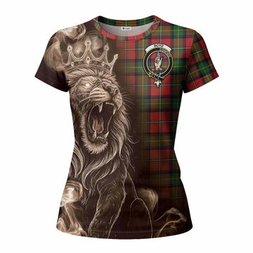 Boyd Tartan Women T shirt Roaring Lion Heritage