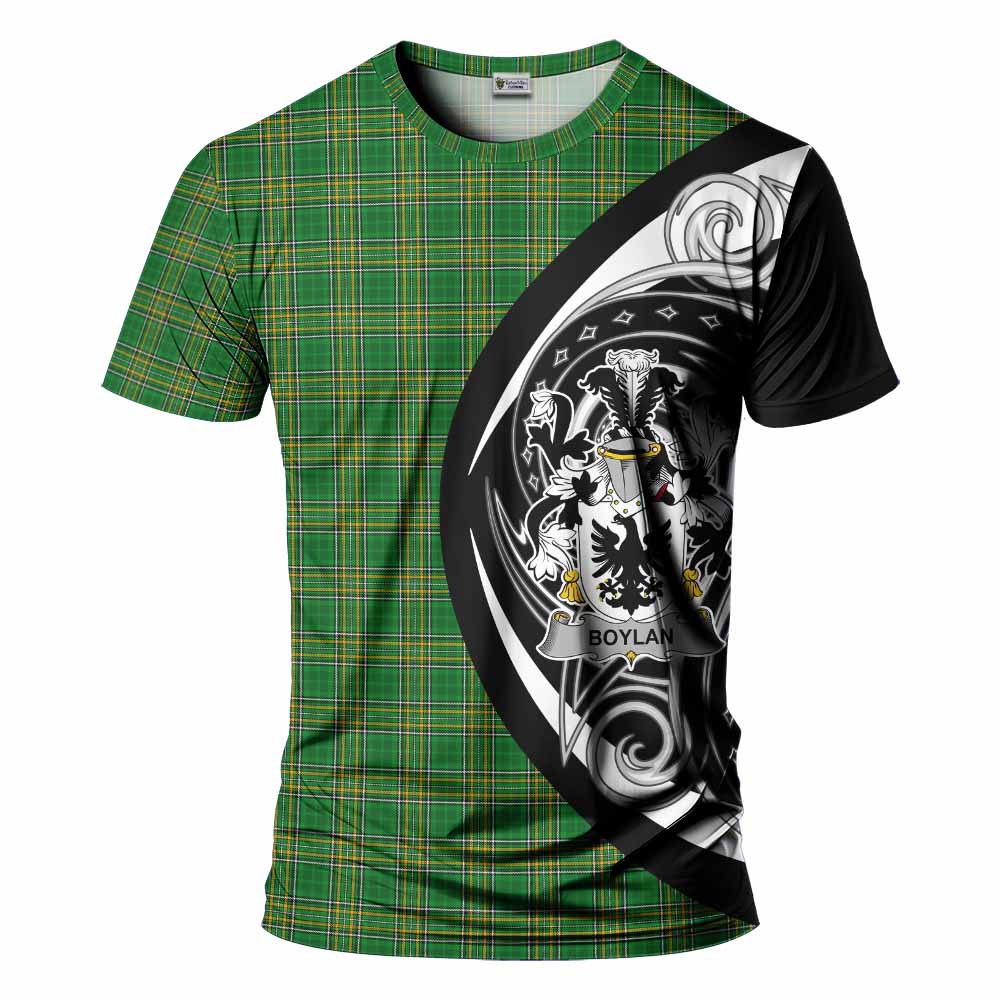 Tartan Vibes Clothing Boylan Irish Clan T-Shirt Celtic Circle Style