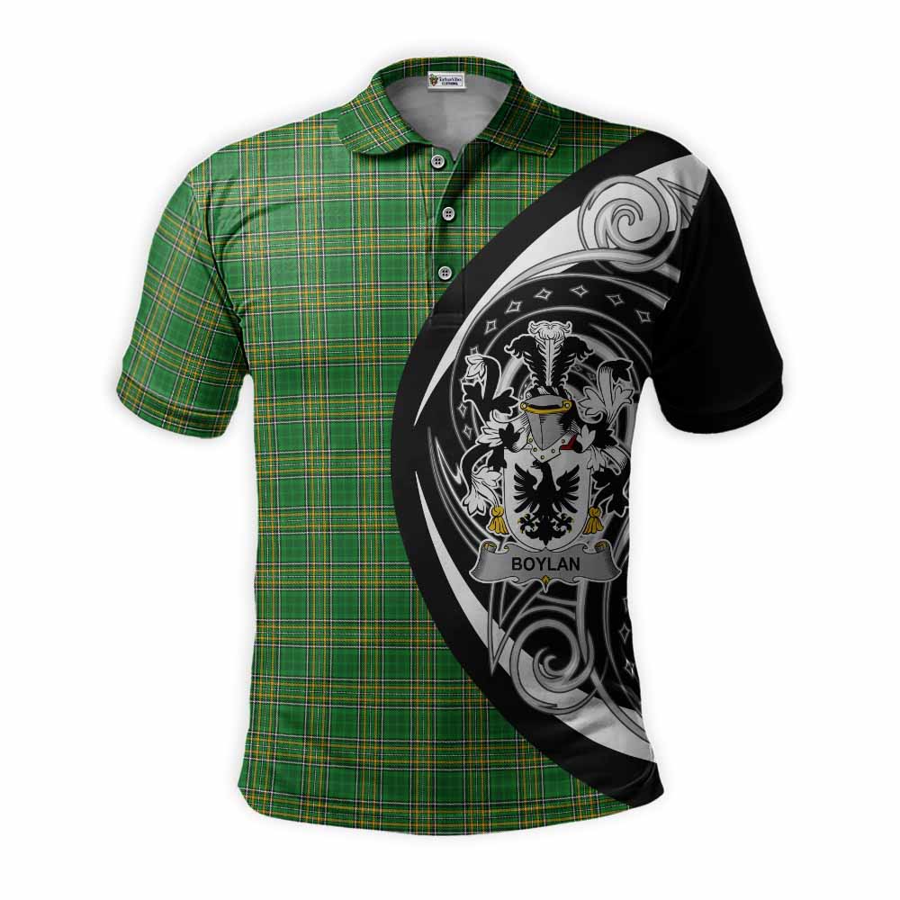 Tartan Vibes Clothing Boylan Irish Clan Polo Shirt Celtic Circle Style