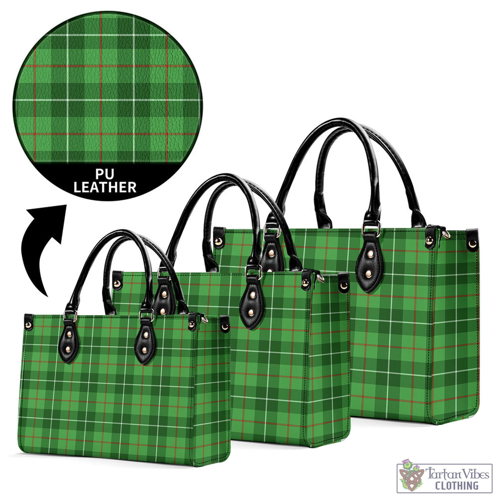 Boyle Tartan Luxury Leather Handbags - Tartan Vibes Clothing