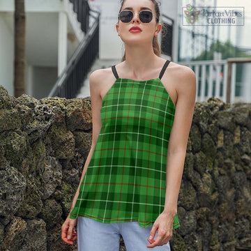 Boyle Tartan Loose Halter Neck Camisole Women - Tartan Vibes Clothing