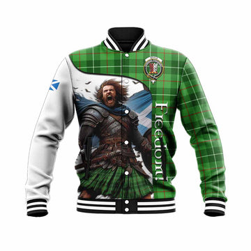 Boyle Crest Tartan Baseball Jacket Inspired by the Freedom of Scottish Warrior Unisex - Tartan Vibes Clothing