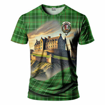 Boyle Tartan Family Crest T-Shirt with Scottish Ancient Castle Style Kid's Shirt - Tartan Vibes Clothing