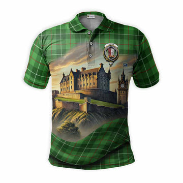 Tartan Vibes Clothing Boyle Tartan Family Crest Polo Shirt with Scottish Ancient Castle Stype